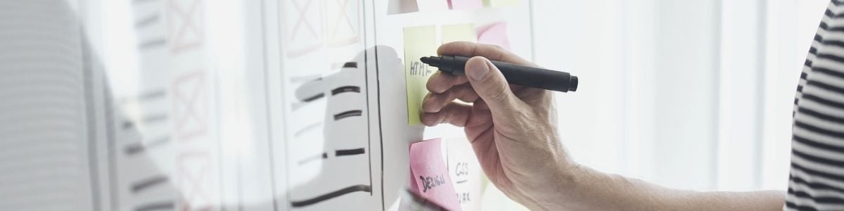 L'une des étapes de conception d'une nouvelle interface par notre UX/UI designer EMAsphere