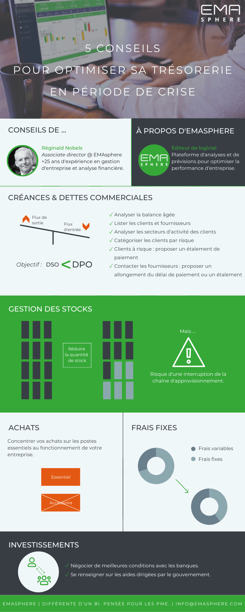 Conseils pour optimiser sa trésorerie en période de crise