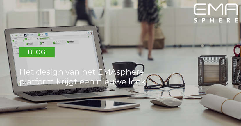 Het design van het EMAsphere platform krijgt een nieuwe look