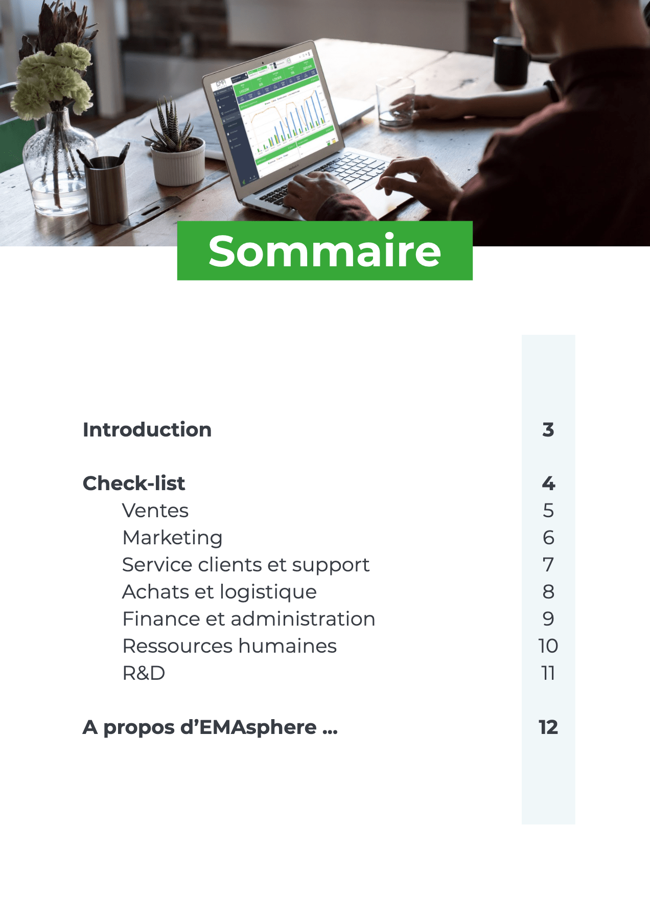 Sommaire check-list "Spéciale Reprise" pour dirigeant d'entreprise