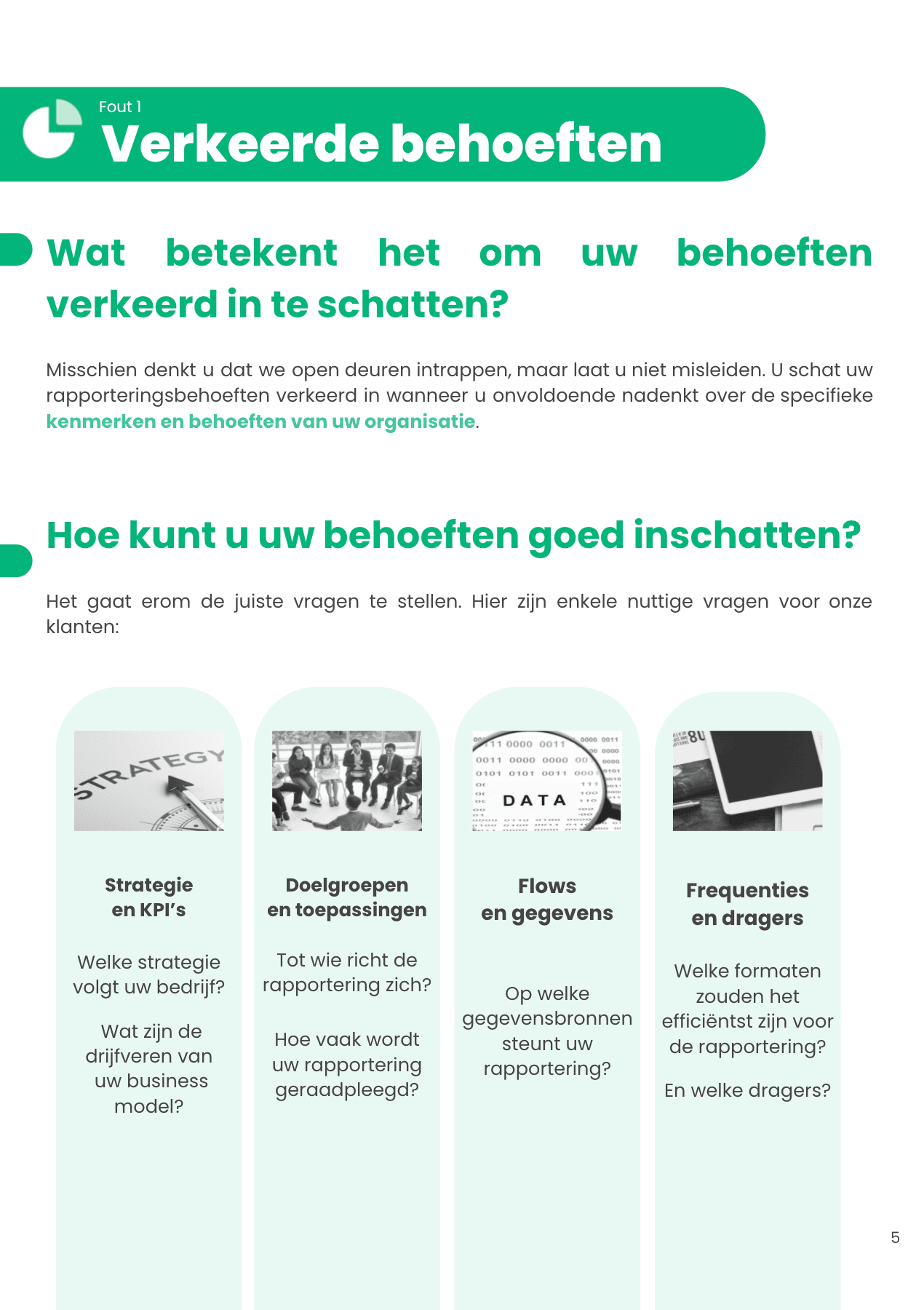 Verkeerde behoeften - Pagina